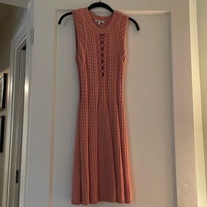 Ronny Kobo lace up knit dress size Small